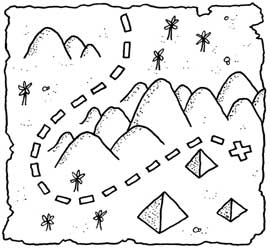 Vignette need a map, petite carte au trésor