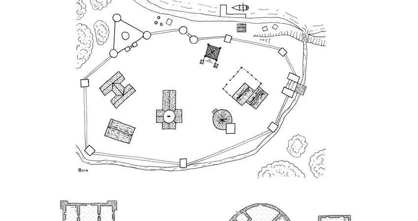 avant poste d'Ilburg, rpg map, floor plan