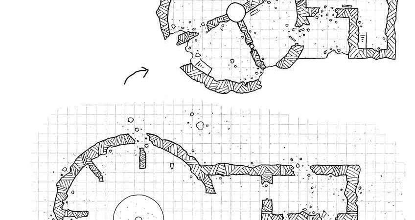 ruined windmill rpg map