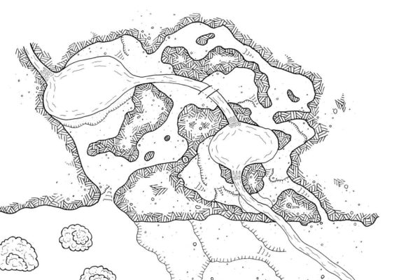 Kayak-Cavern rpg map dungeon