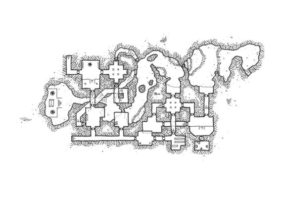 Le tombeau de Talen, rpg map, dungeon