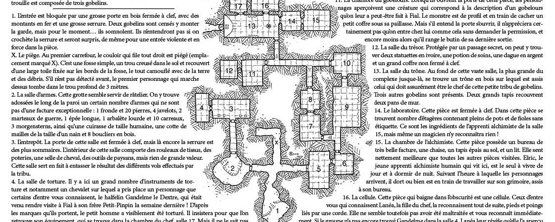 La chasse aux Gobs one page dungeon