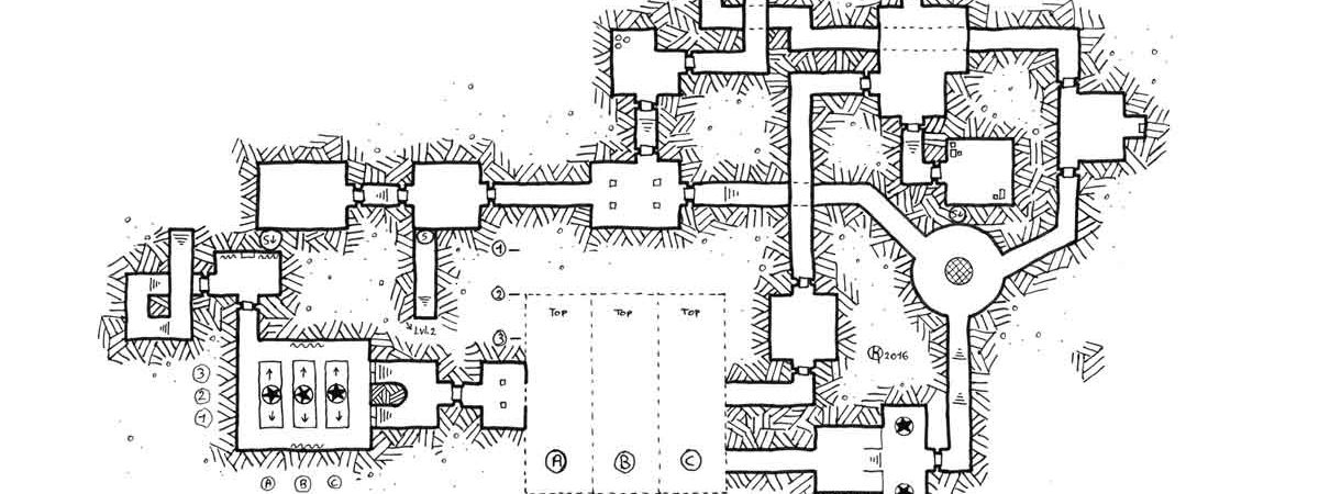 l'antre-de-Nakdehar-Lvl1, rpg map, dungeon