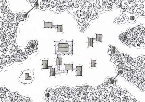 Pygmy village map
