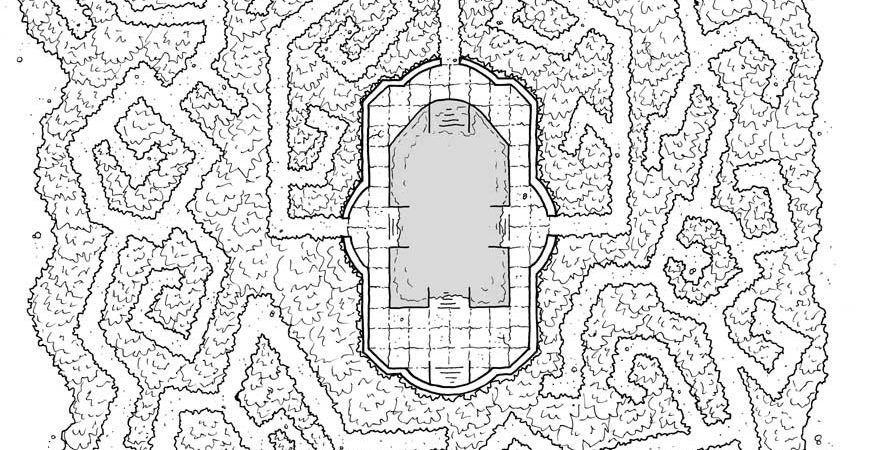 the labyrinth of Eolune map