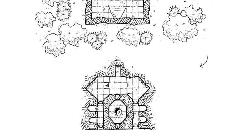 tomb of Klof Drudistein map