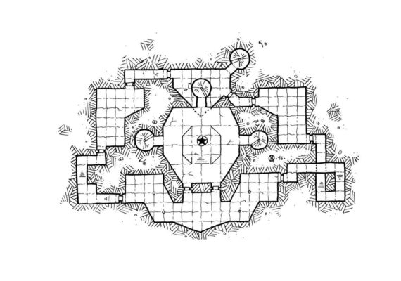 Modular dungeon level