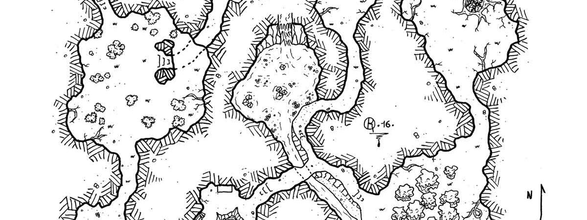 valwen's grotto map