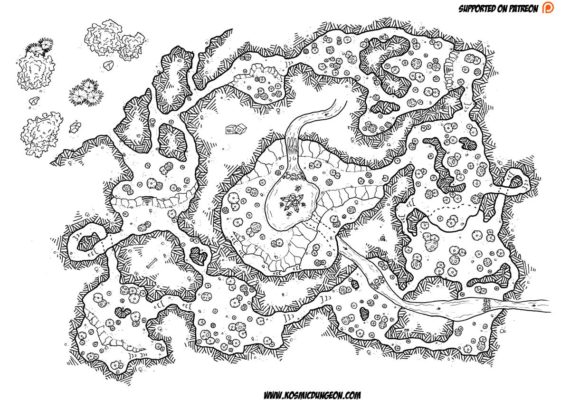 Kosmic Dungeon - Fantasy Cartography