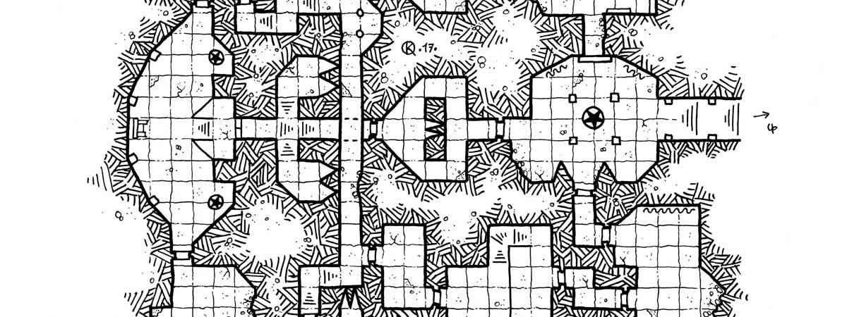 Branak Galendil's fortress Lvl 2 Rpg map
