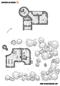 The Black House RPG map