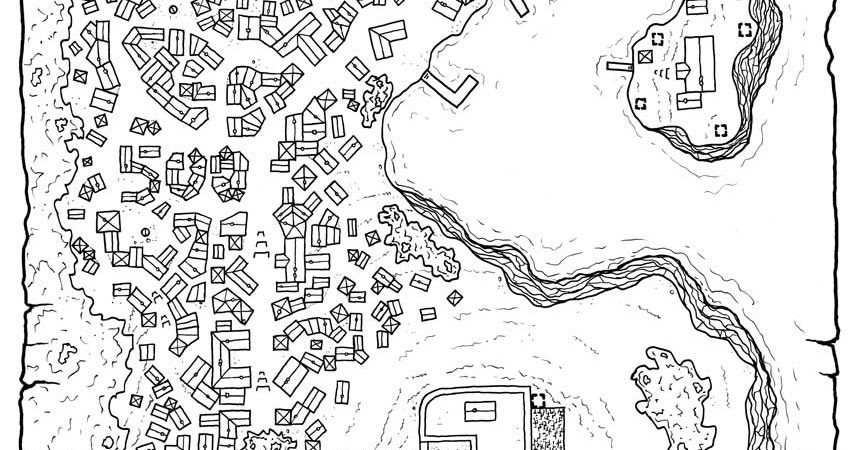 Newar rpg City map