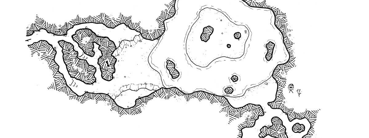modular cavern level 08, rpg map