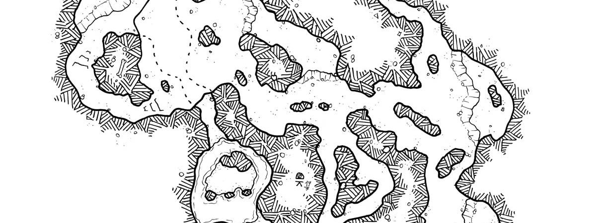 modular cavern level 09, rpg map