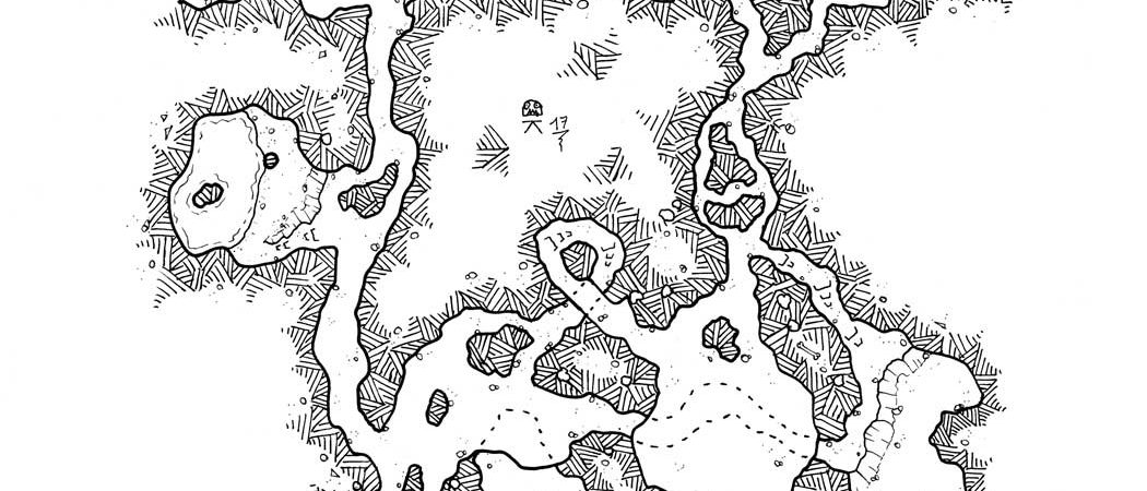 modular cavern level 10, rpg map