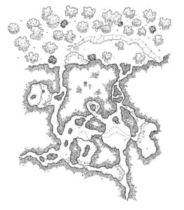 modular cavern level 10, rpg map