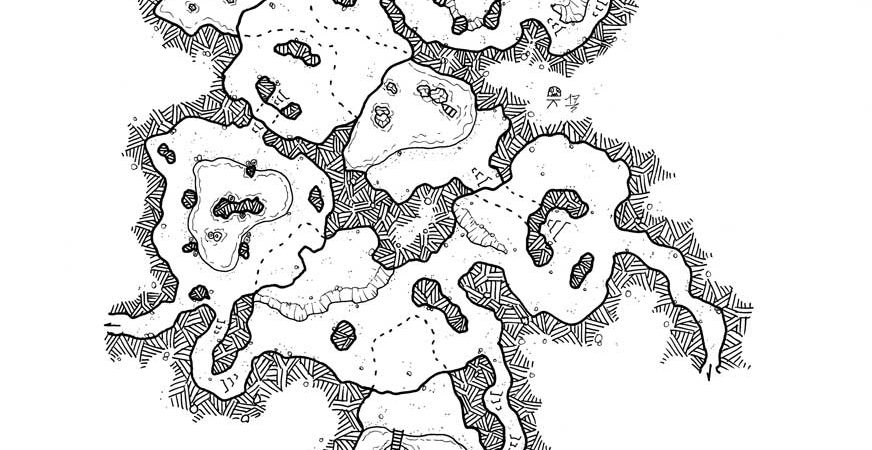 modular cavern level 05 map, rpg