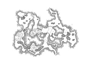 Modular Cavern level 11, rpg map